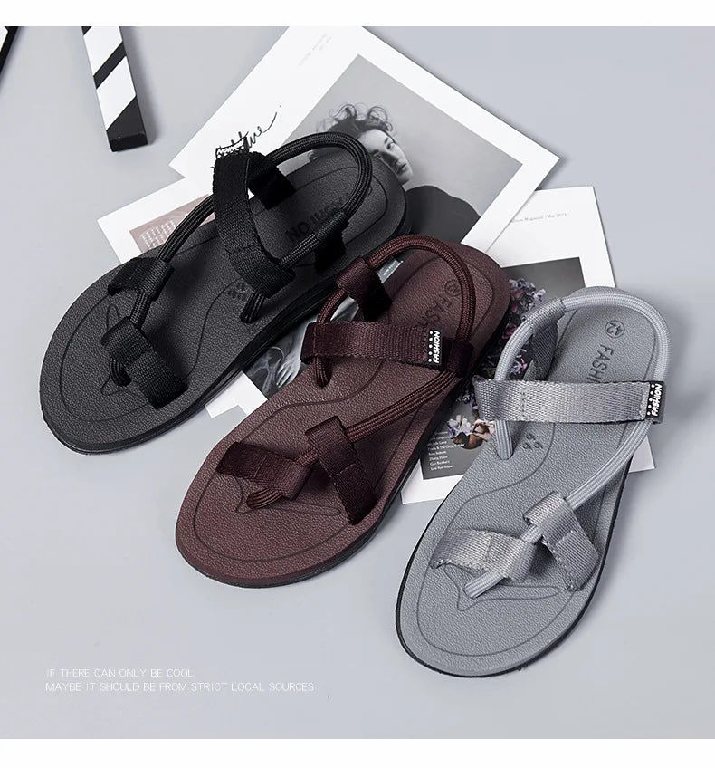 Women's Sandals For Bunions Canvas Flat Beach Slides