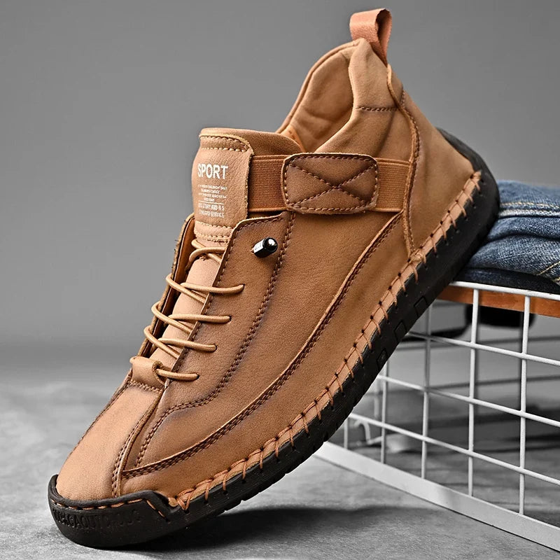 Men's Shoes Casual Handmade Walking Ankle Boots