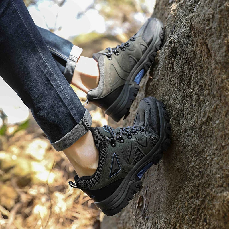 Men's Non-Slip Breathable Hiking Shoes – Lightweight EVA Insole, Rubber Outsole