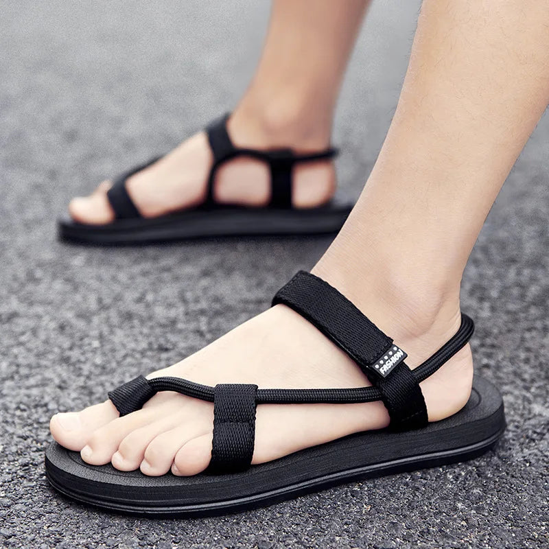 Women's Sandals For Bunions Canvas Flat Beach Slides