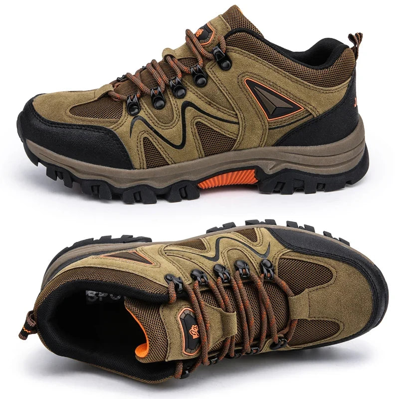 Men's Non-Slip Breathable Hiking Shoes – Lightweight EVA Insole, Rubber Outsole