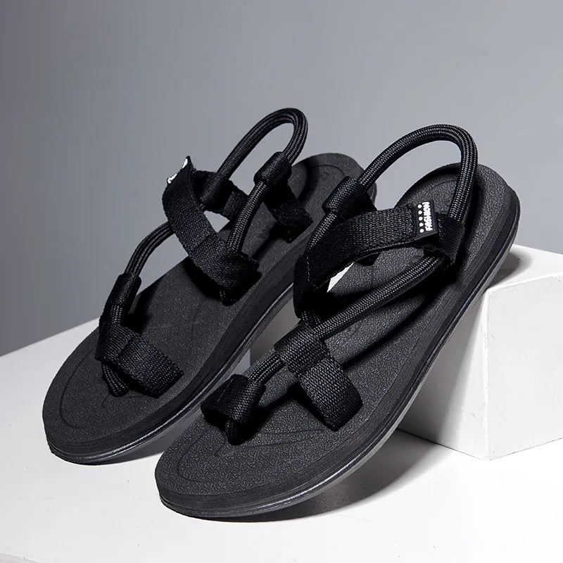 Women's Sandals For Bunions Canvas Flat Beach Slides