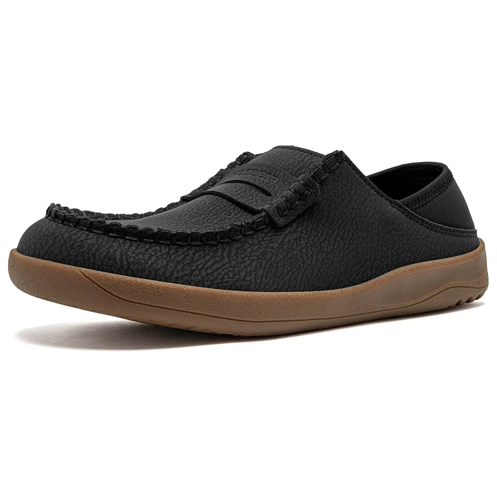 HOBIBEAR Women Barefoot Loafers Wide Width Slip on Lightweight Shoes Comfortable Artificial Leather Flats