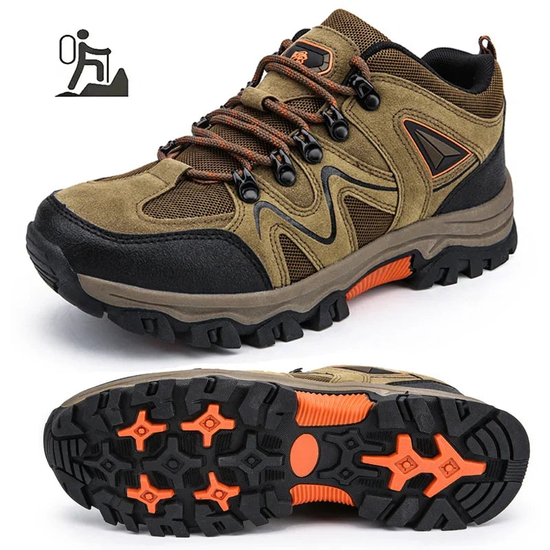 Men's Non-Slip Breathable Hiking Shoes – Lightweight EVA Insole, Rubber Outsole