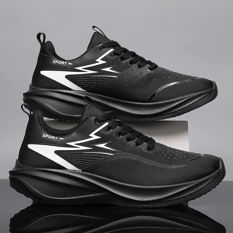 Men's Non-Slip Air Cushion Running Shoes – Breathable Mesh, Lightweight Design