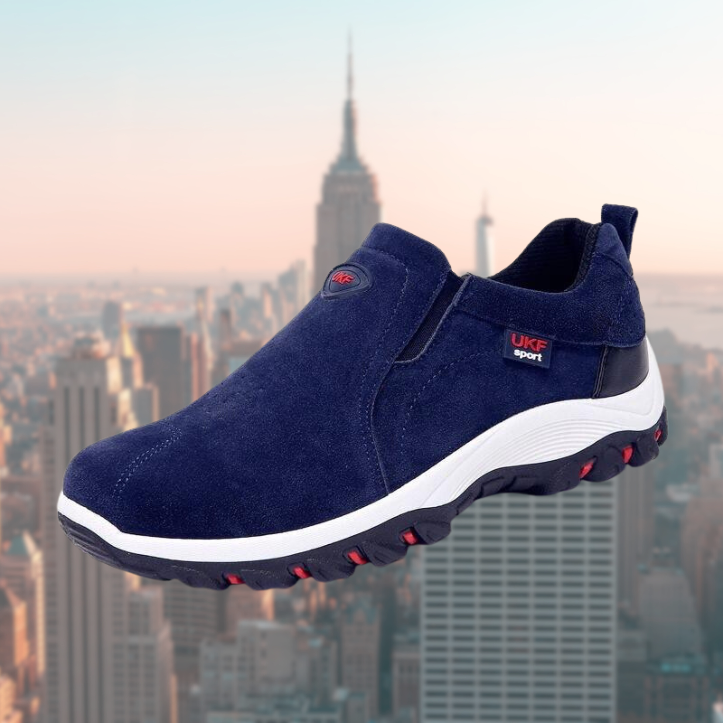 Men's Slip On Shoes Shock Absorbing Lightweight Casual Sneakers