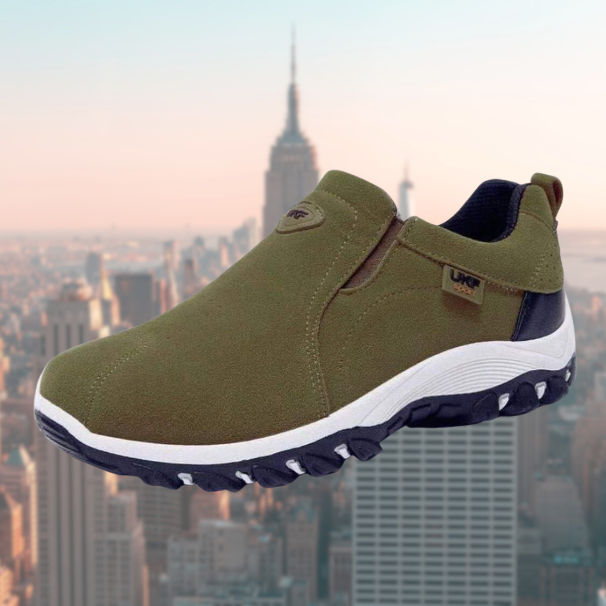 Men's Slip On Shoes Shock Absorbing Lightweight Casual Sneakers