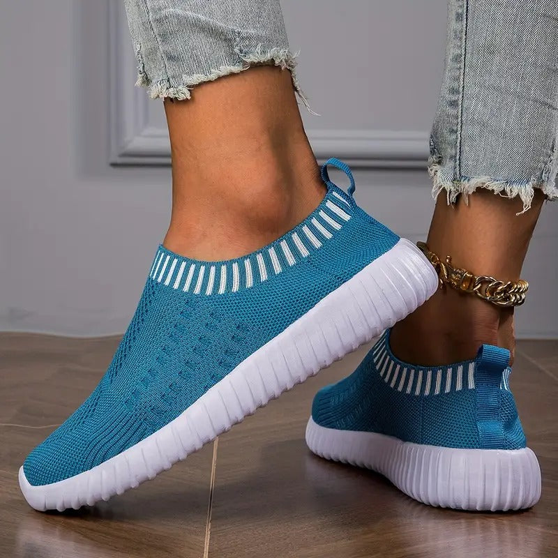 Women's Sneakers with Ventilated Upper and Supportive Footbed