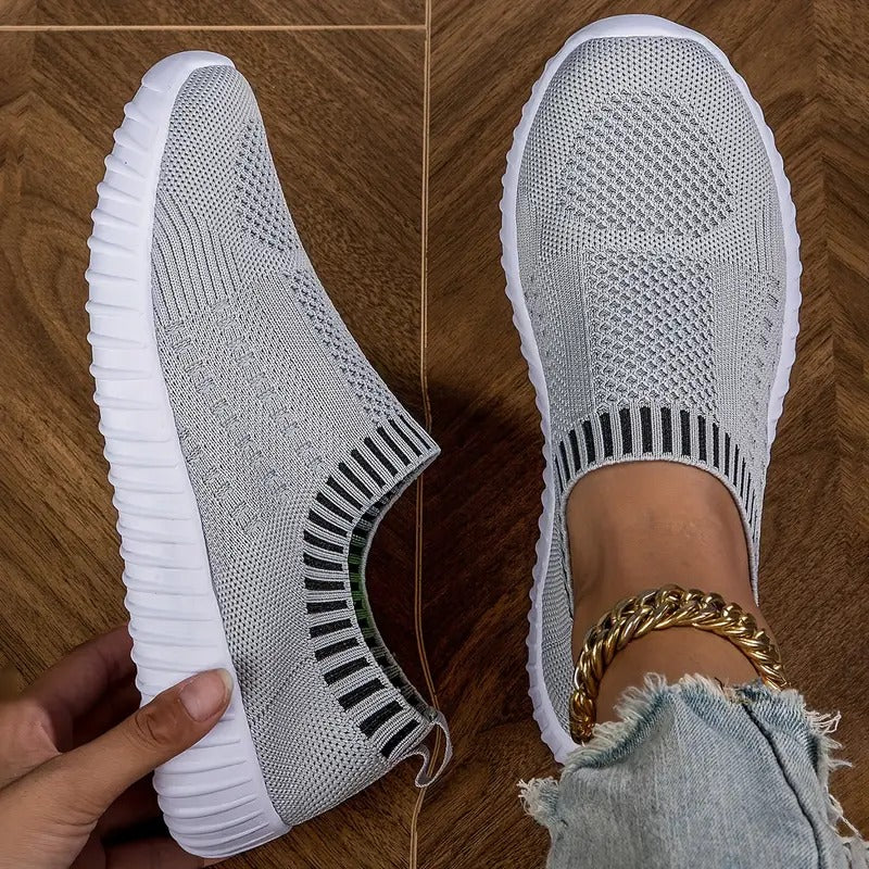 Women's Sneakers with Ventilated Upper and Supportive Footbed