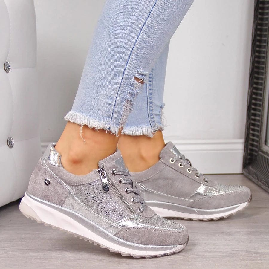 Women’s Orthopedic Sneakers with Cushioned Arch-Support Sole