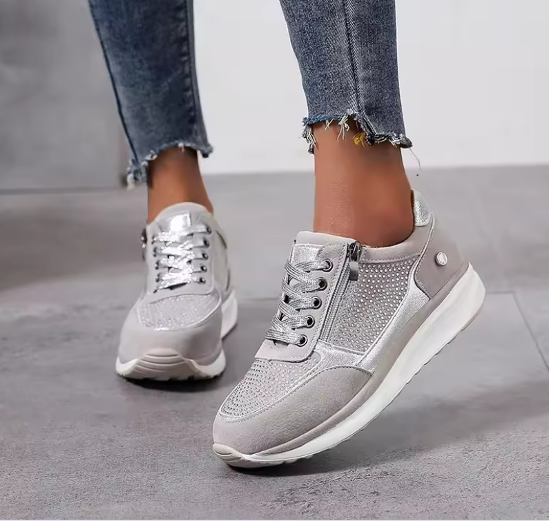 Women’s Orthopedic Sneakers with Cushioned Arch-Support Sole