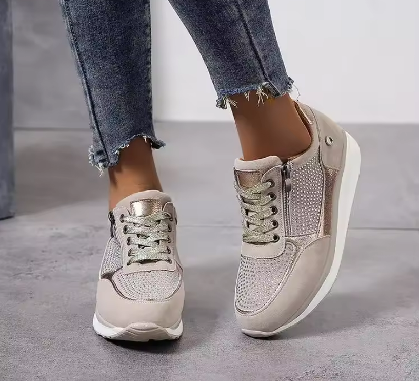 Women’s Orthopedic Sneakers with Cushioned Arch-Support Sole