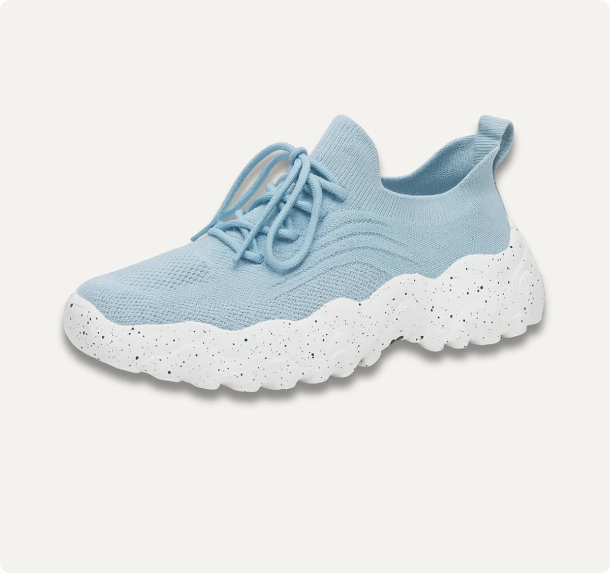 Women's Mesh Walking Shoes Breathable Lace Up Sneakers Lightweight Comfort Trainers