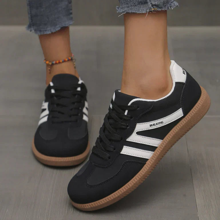 Women's Casual Walking Trainers Breathable Synthetic Low-Top Sneakers