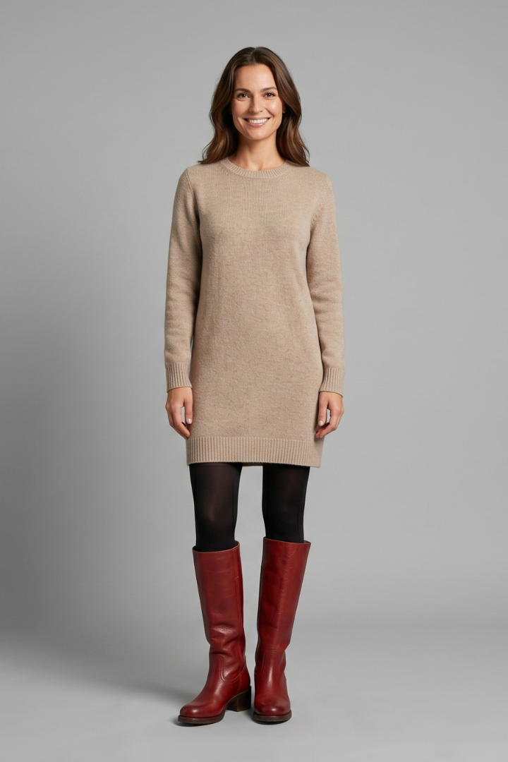Women's Orthopedic Mid-Calf Boots – Pull-On Style, Block Heel Stability