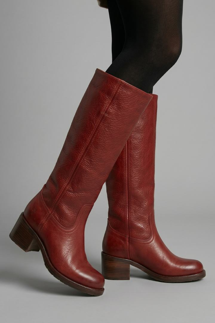 Rena – Women's Wide Calf Boots with a Stretch Shaft