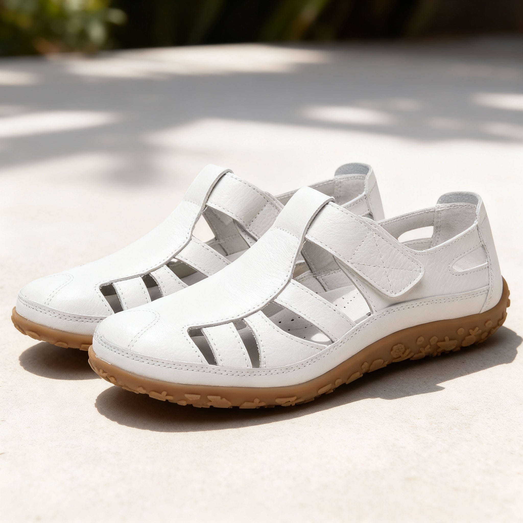 Adeline | Comfort Leather Retro Slip-On Footwear