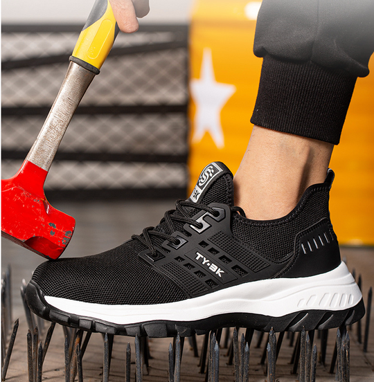 Orthopedic Safety Shoes Breathable Mesh Puncture Resistant Work Sneakers