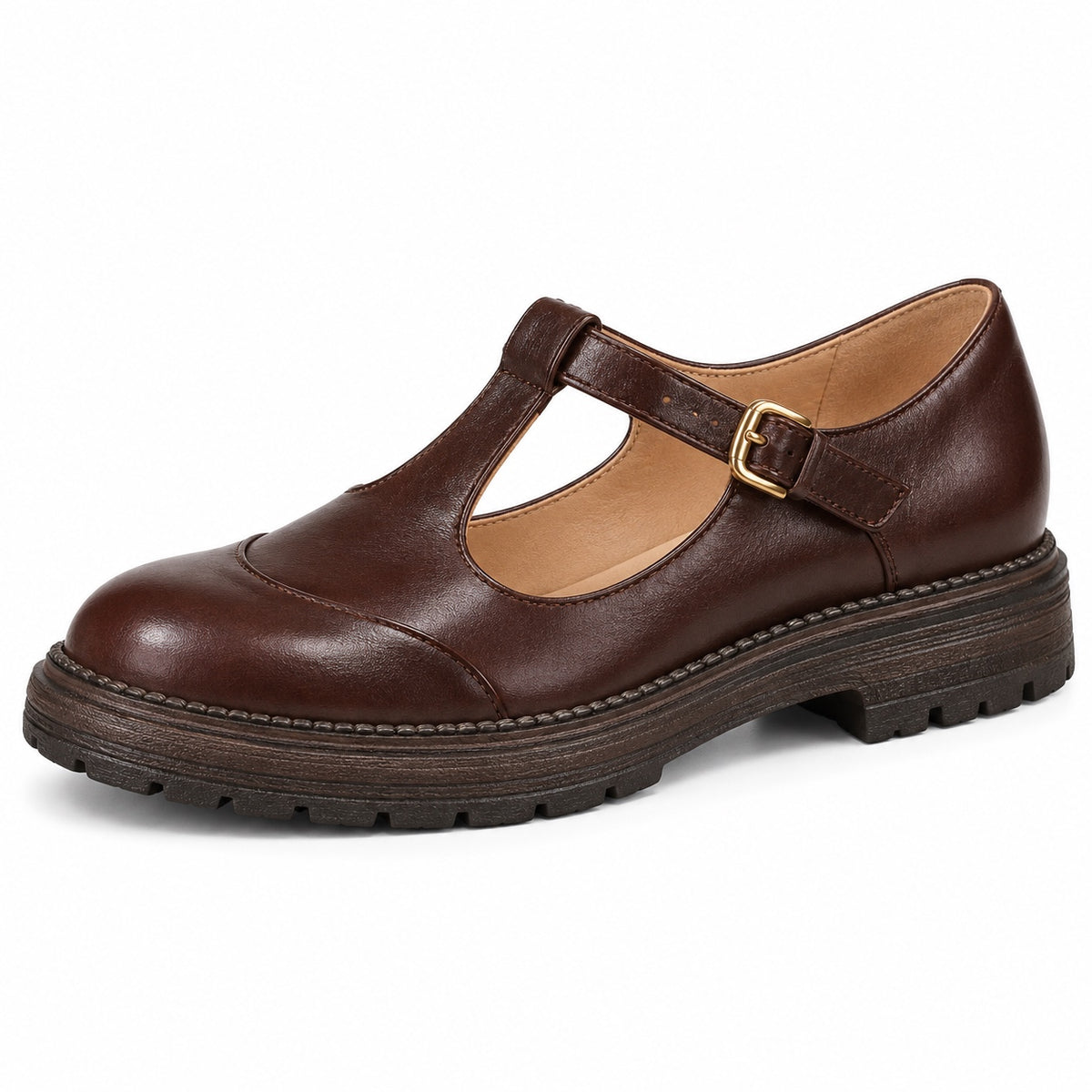 Addie – Women's Orthopedic Flats in Brown