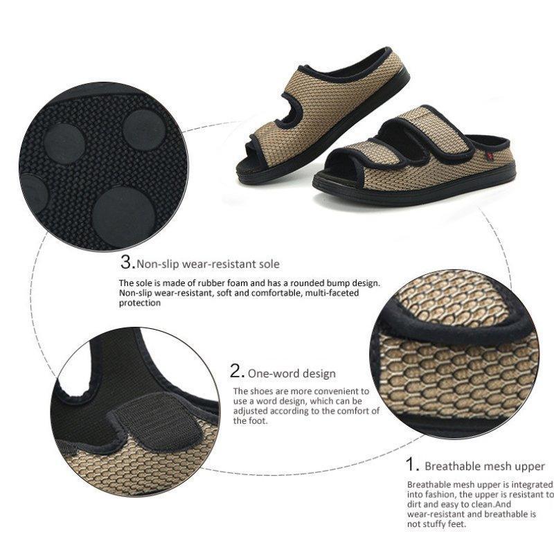 Hunt – Unisex Wide Toe Box Sandals with Room for Bunions