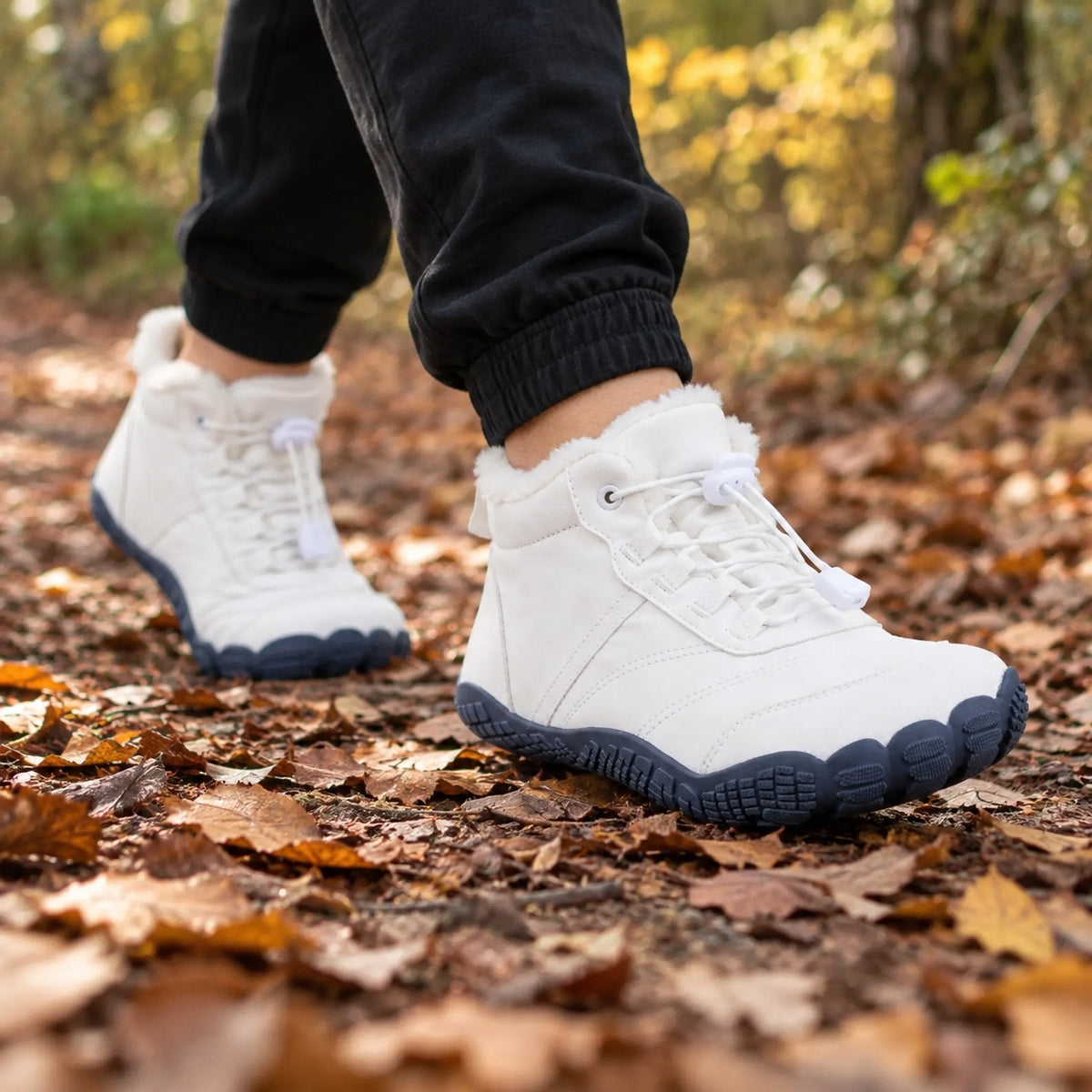Agnes – Women's Wide Toe Box Shoes, worn on a walk