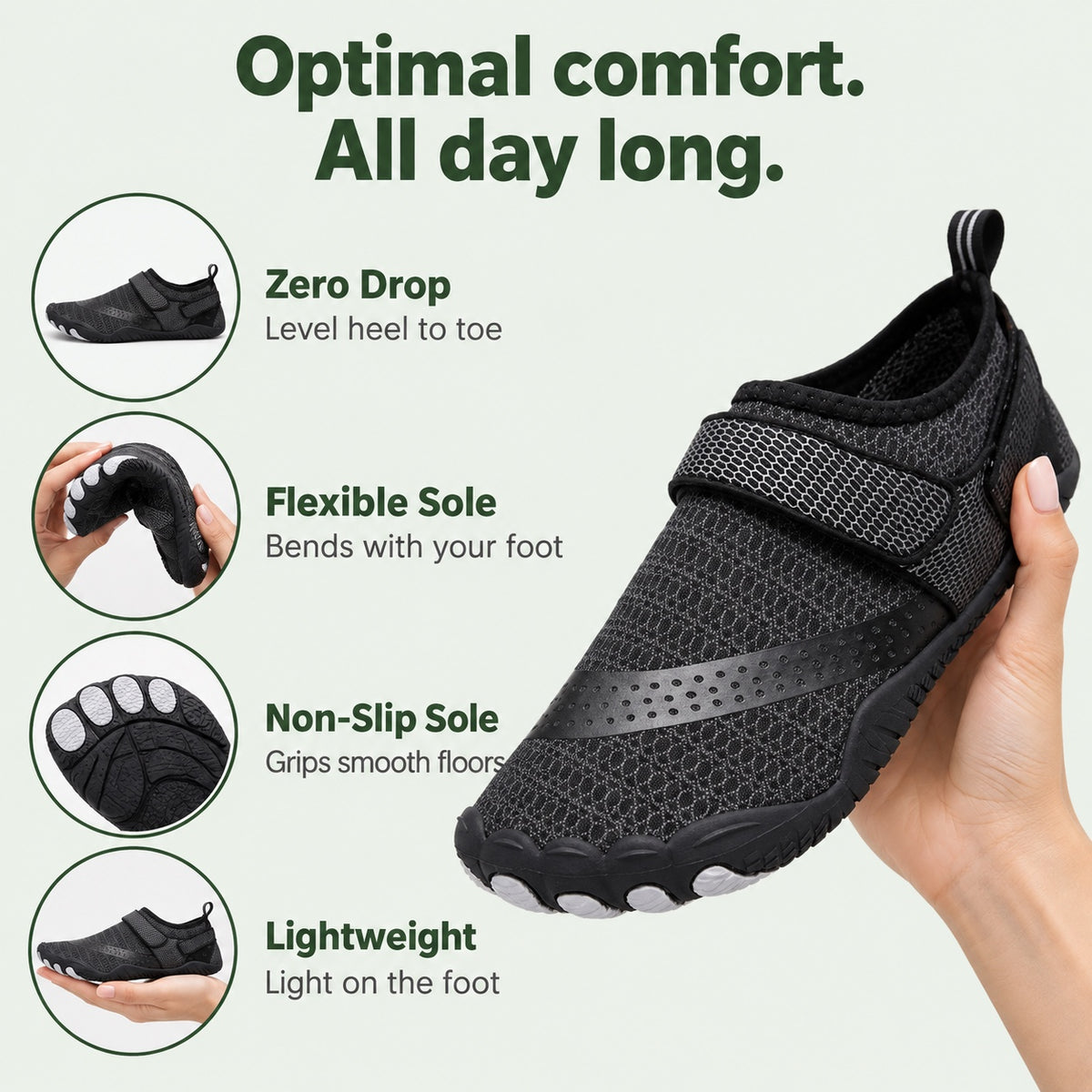 Aguilar – Unisex Barefoot Shoes, features