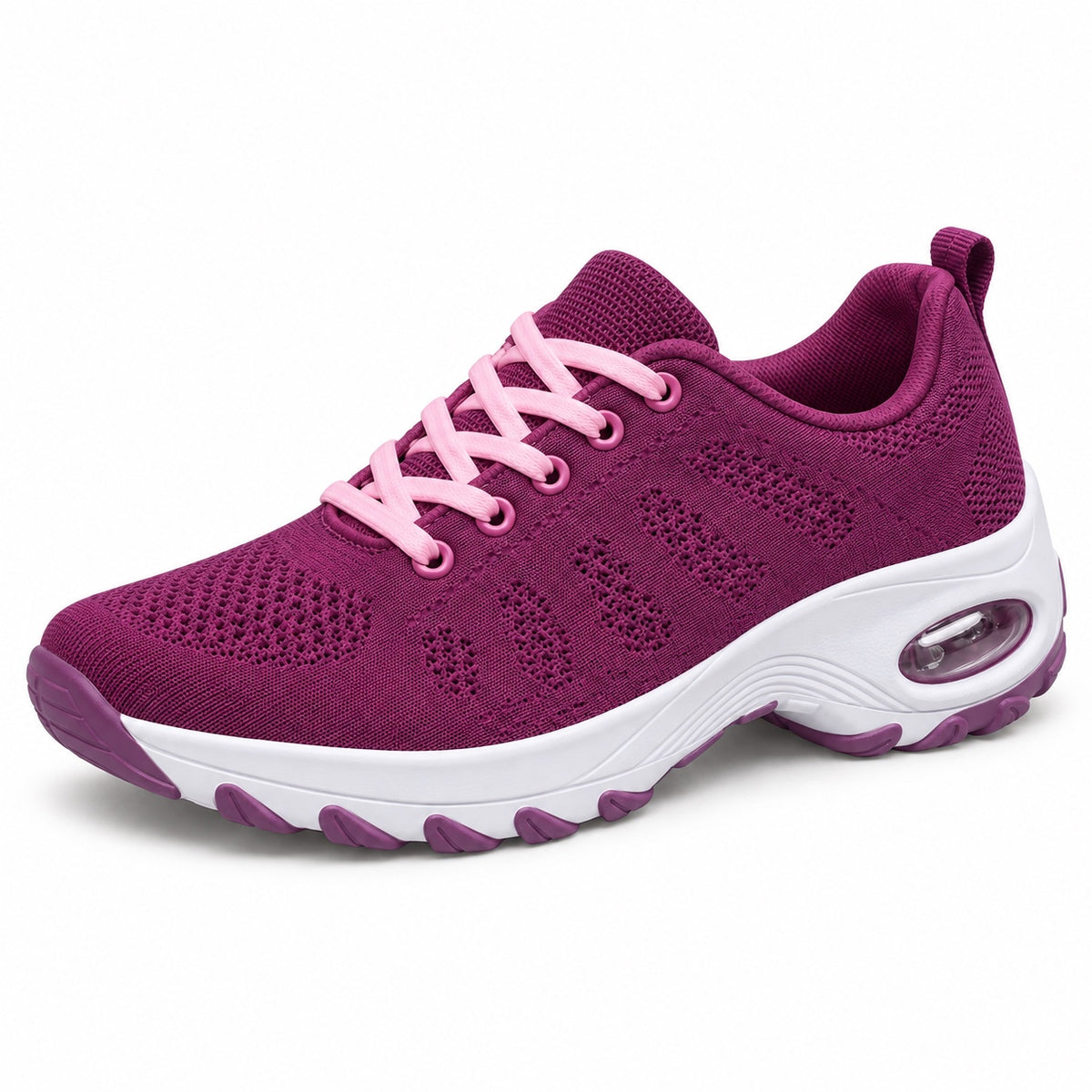 Aimee – Women's Nursing Sneakers in Gray Pink