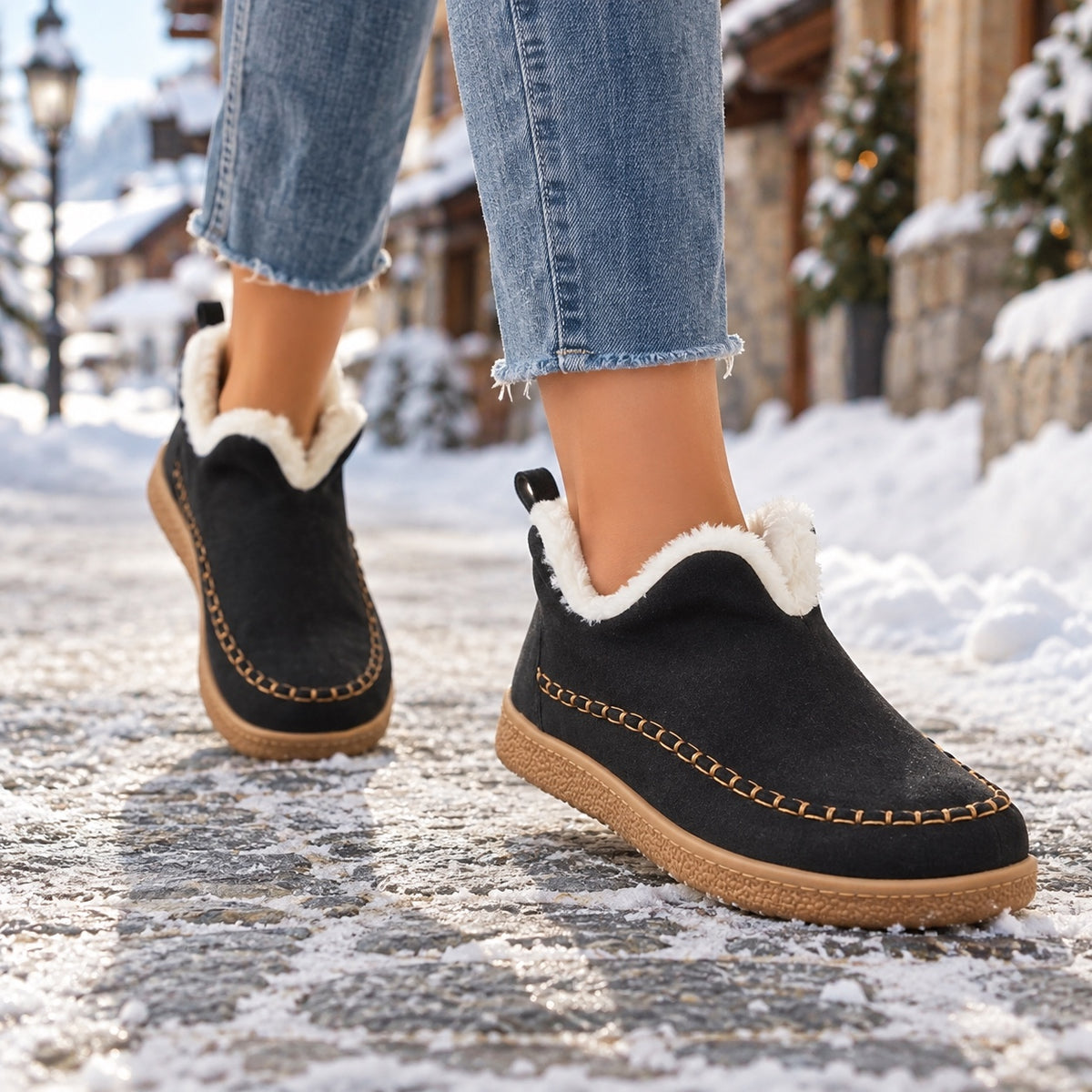 Alison – Women's Comfort Boots, worn on a walk