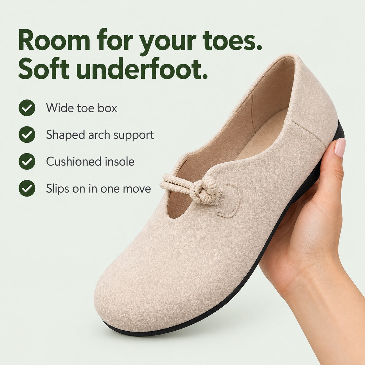 Alvarado – Unisex Arch Support Loafers, key benefits