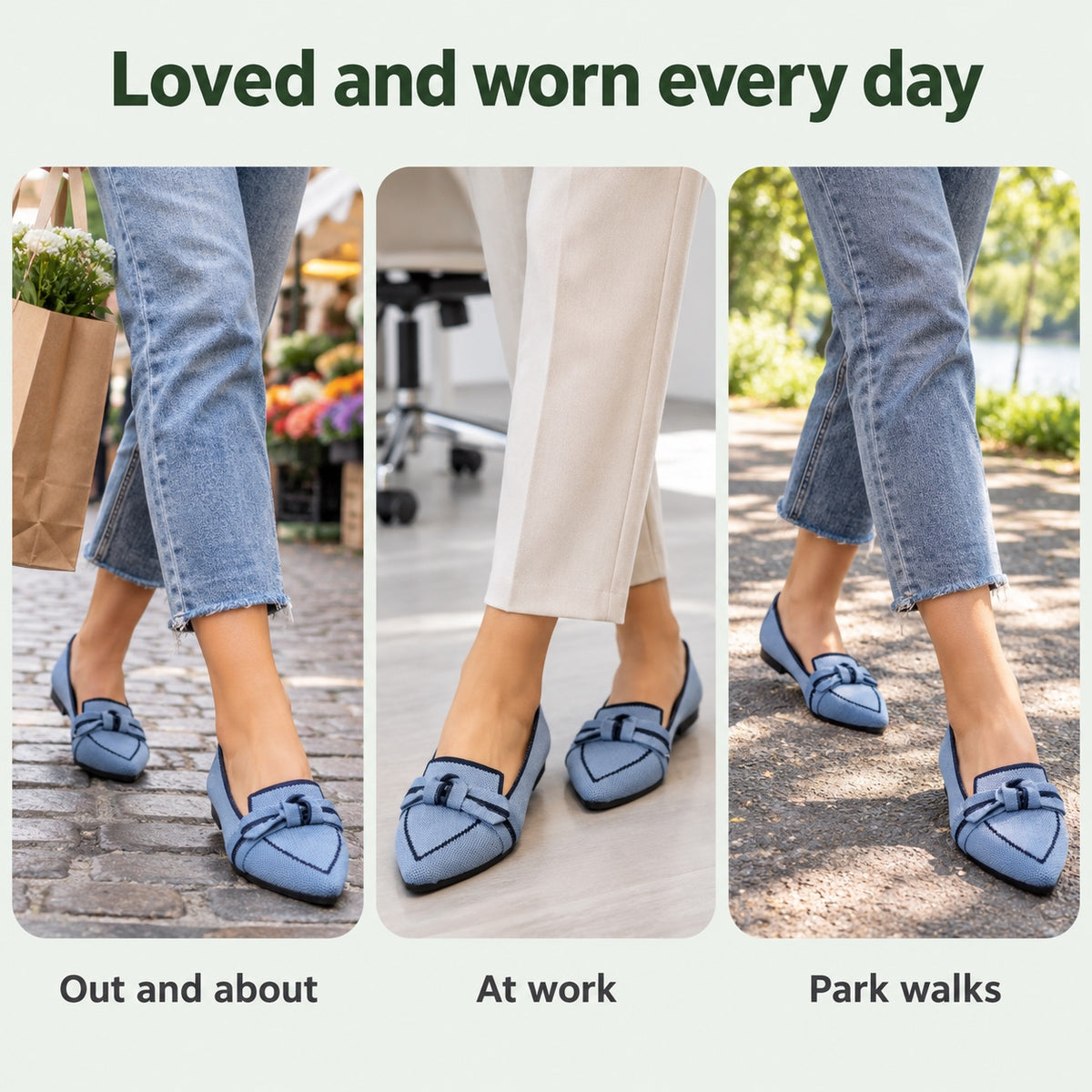 Amber – Women's Comfortable Sandals, worn every day
