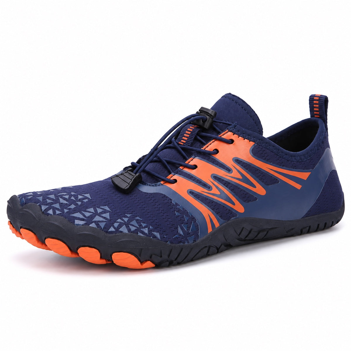 Andrews – Unisex Barefoot Shoes in Blue Orange