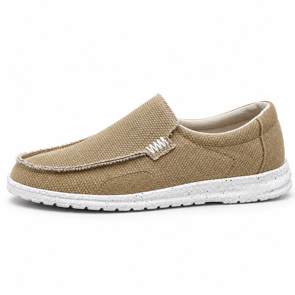 Andy – Men's Slip-On Loafers in Khaki