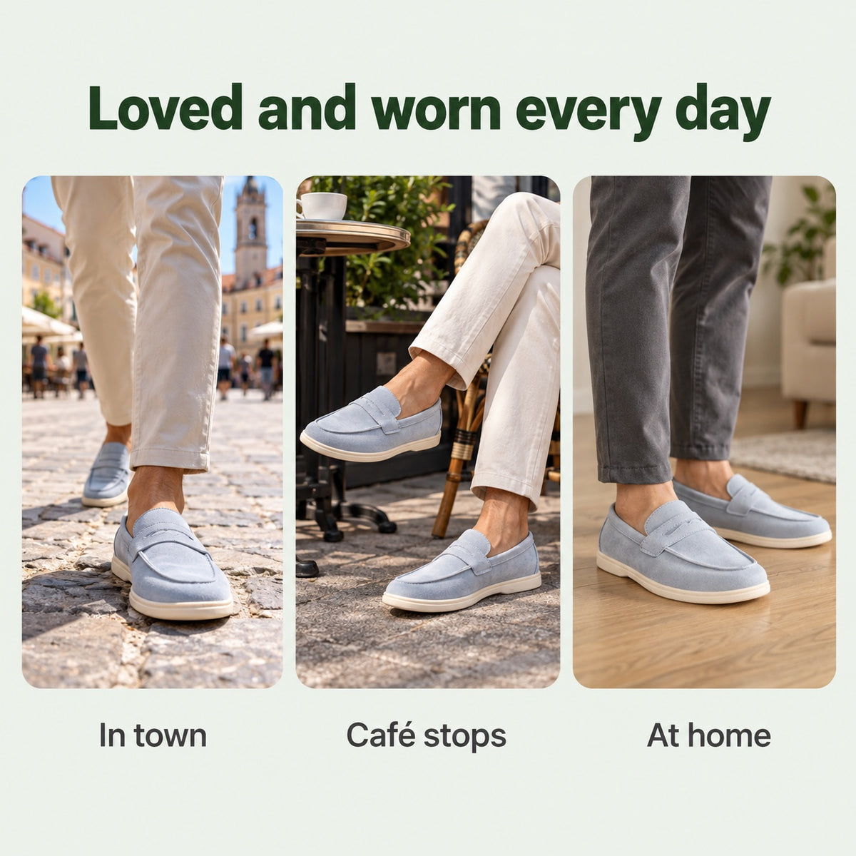 Archie – Men's Slip-On Loafers, worn every day
