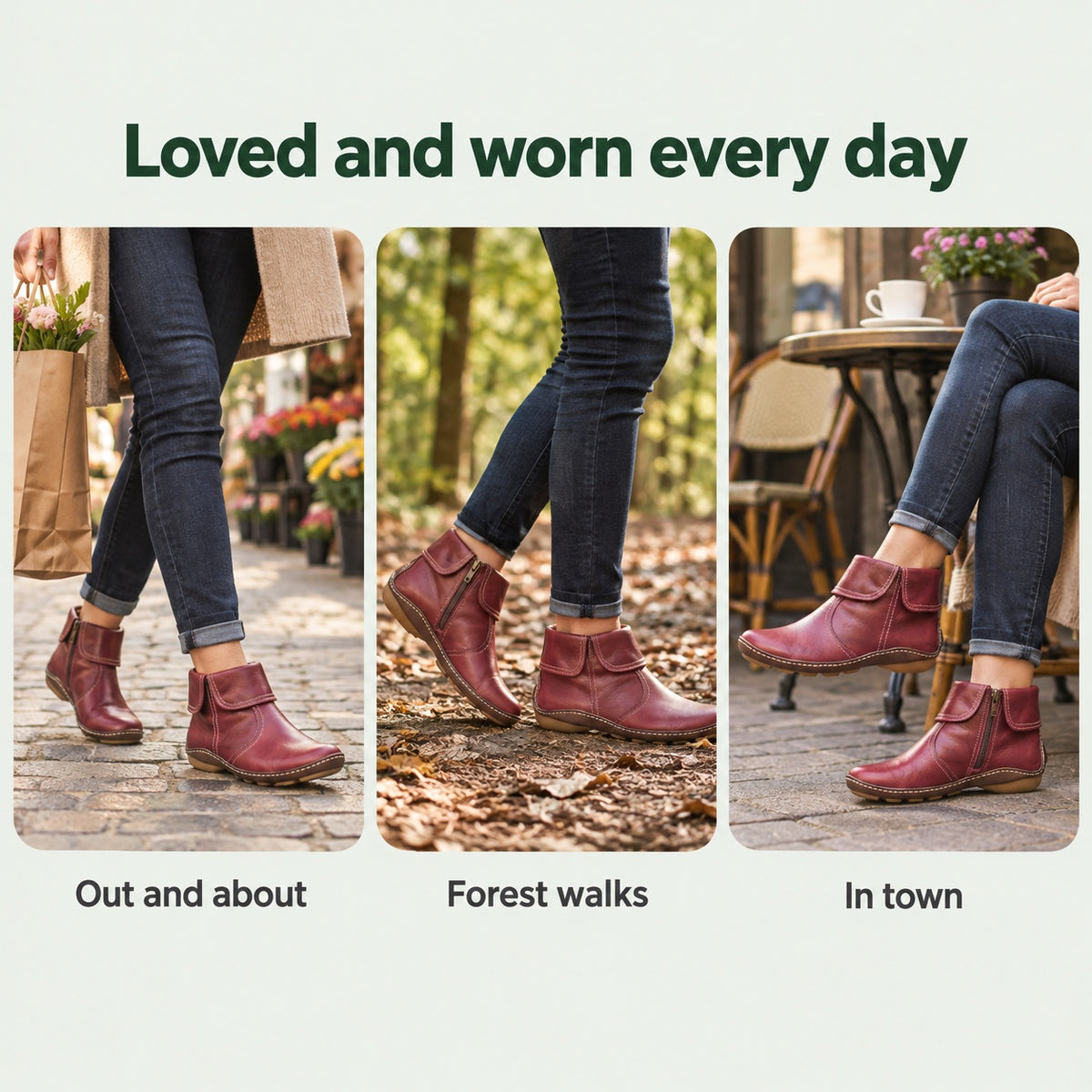 Ashby – Unisex Comfort Boots, worn every day