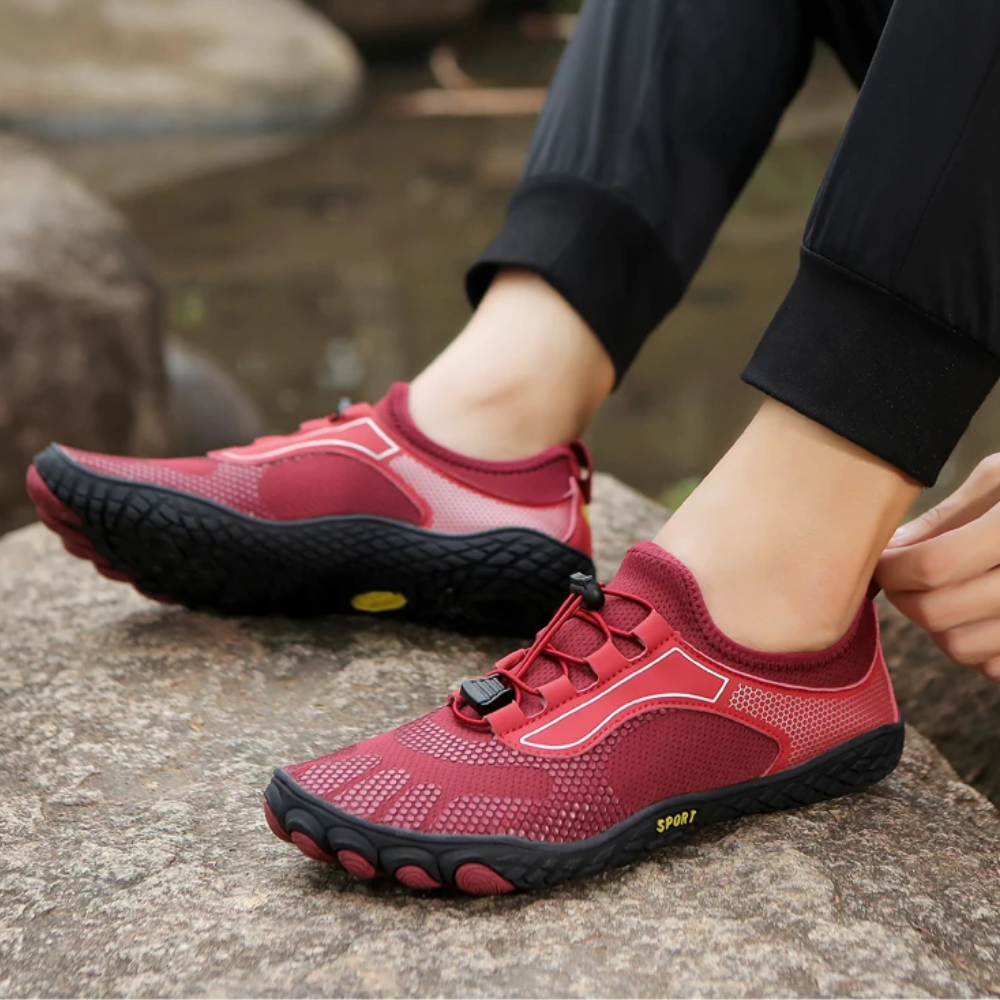Unisex Ergonomic Water Shoes with Quick-Dry Stretch Fabric and Traction Sole