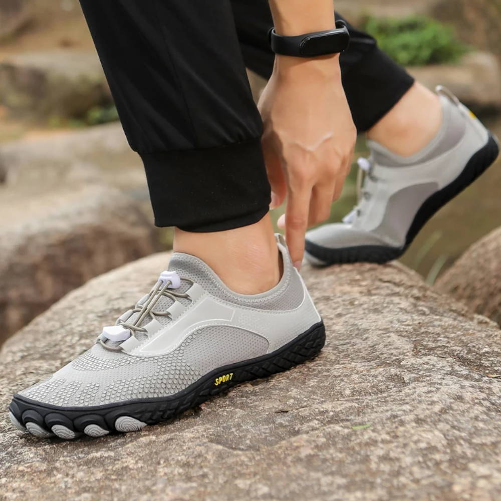 Unisex Ergonomic Water Shoes with Quick-Dry Stretch Fabric and Traction Sole