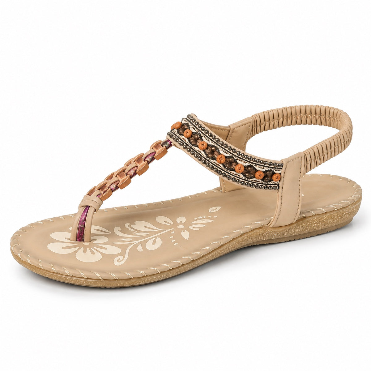 Bass – Unisex Comfortable Sandals in Apricot