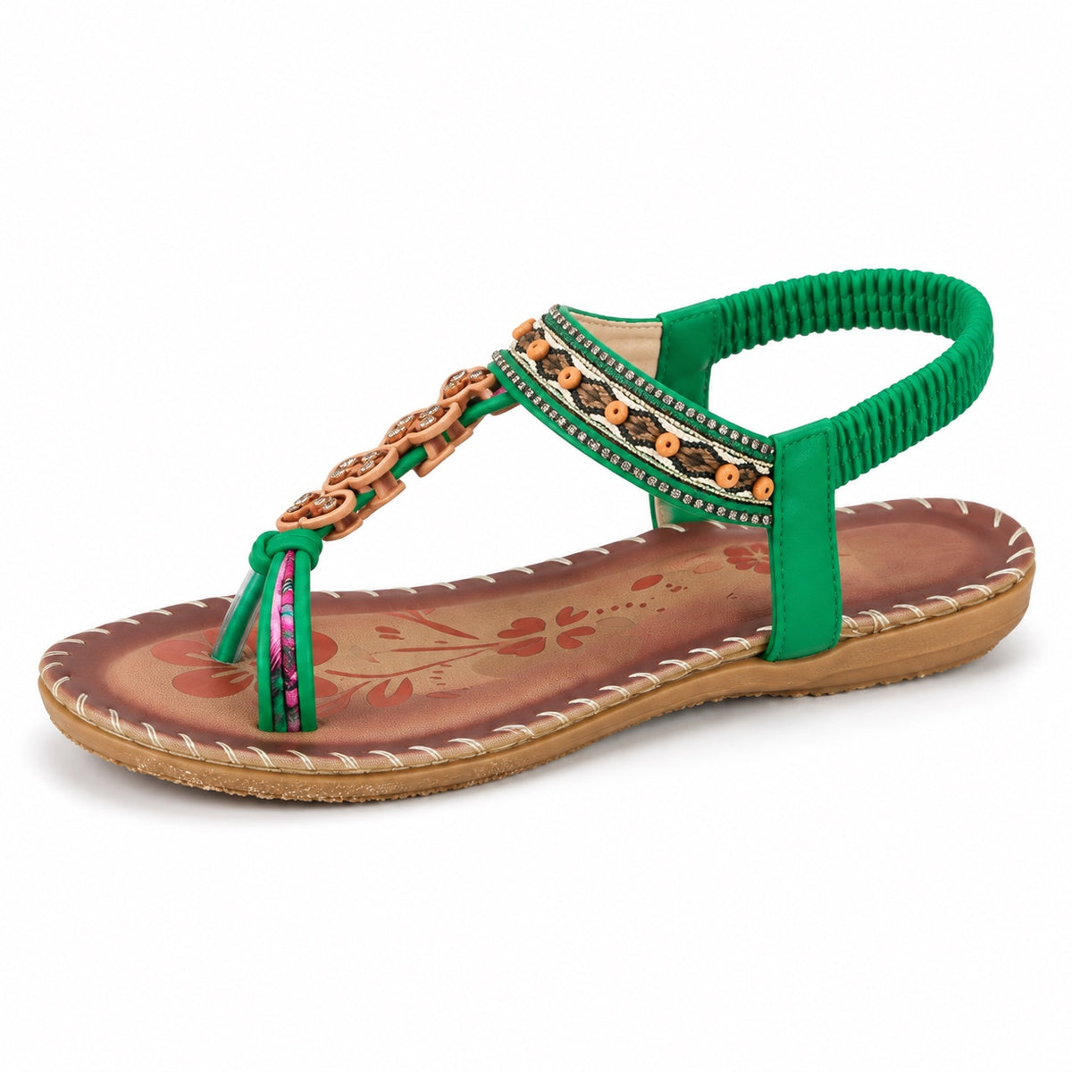 Bass – Unisex Comfortable Sandals in Emerald Green