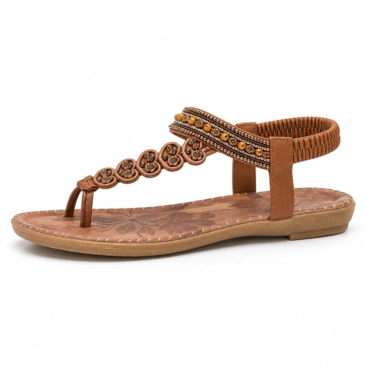 Bass – Unisex Comfortable Sandals in Caramel