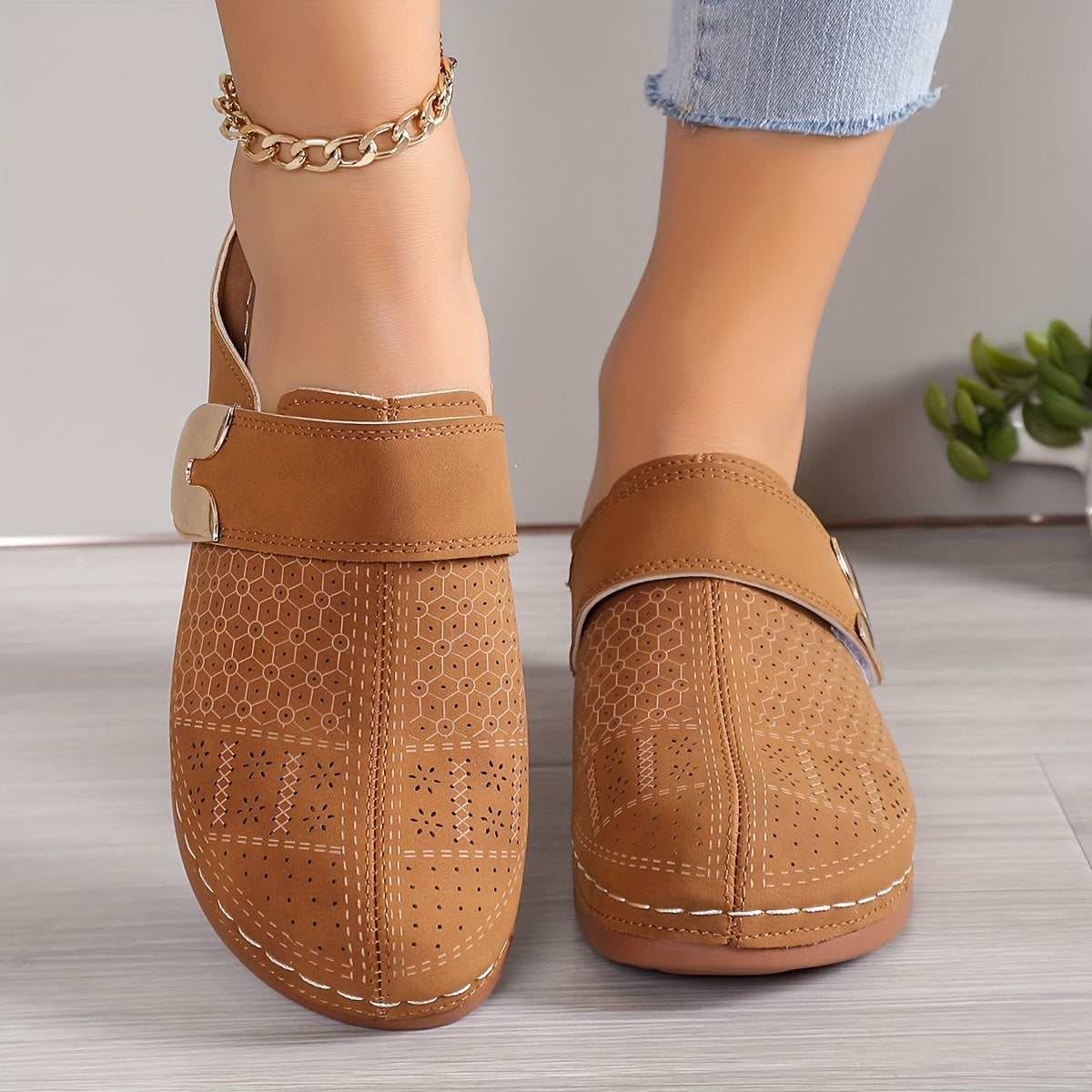 Women's Orthopedic Slippers Suede Non-Slip Sole Mules