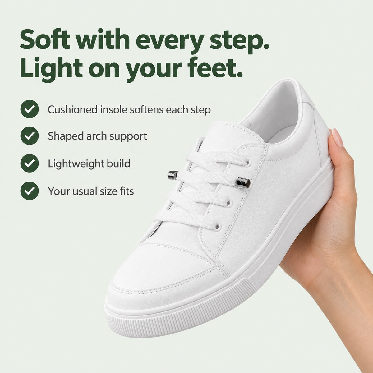 Becker – Unisex Lace-Up Sneakers, key benefits