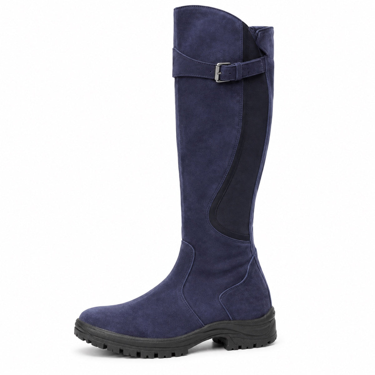 Belinda – Women's Wide Calf Boots in Blue