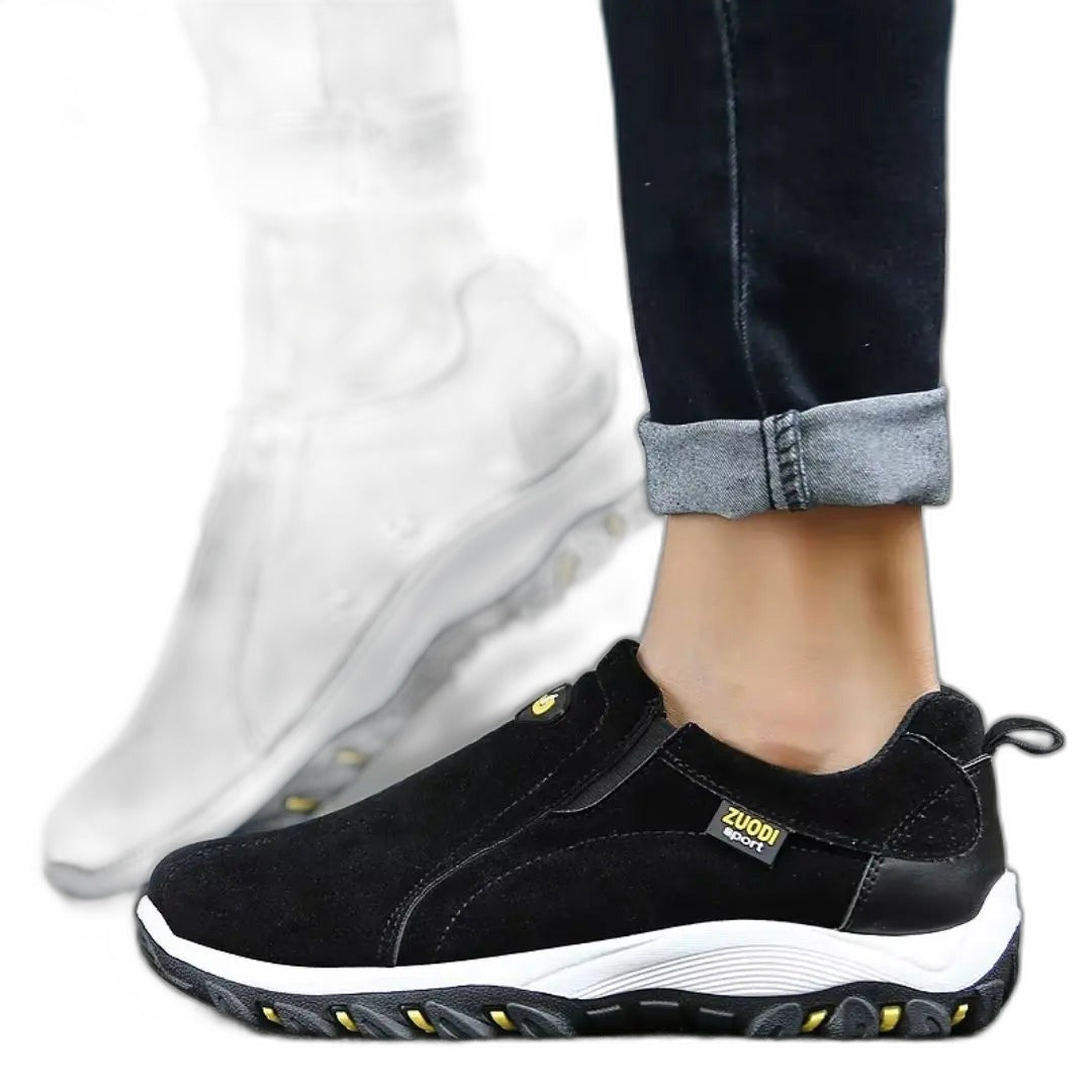 Jeffery – Zapatos sin cordones para hombre con parte superior elástica