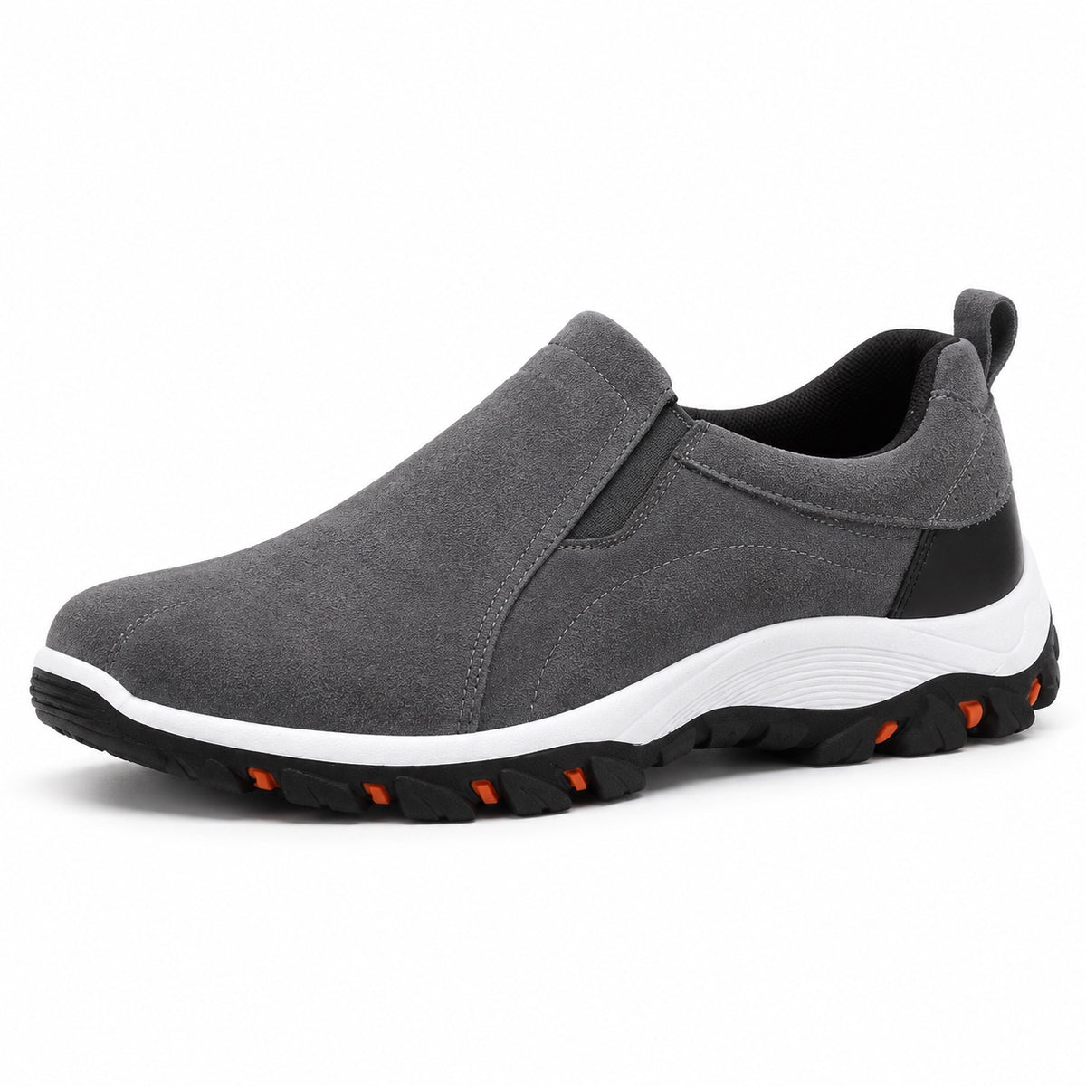 Bennett – Unisex Slip-On Sneakers in Gray