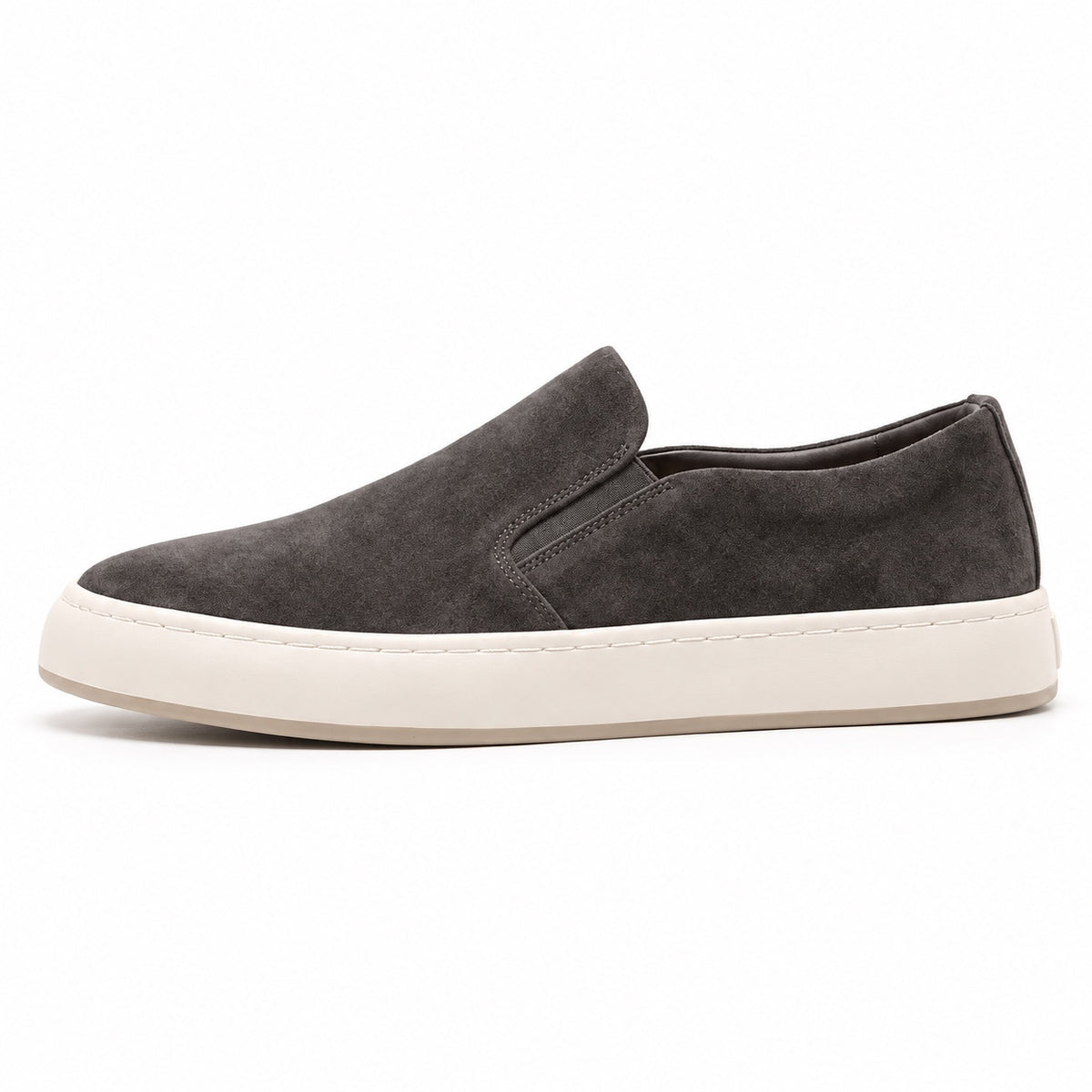 Bernard – Men's Barefoot Loafers in Dark Grey