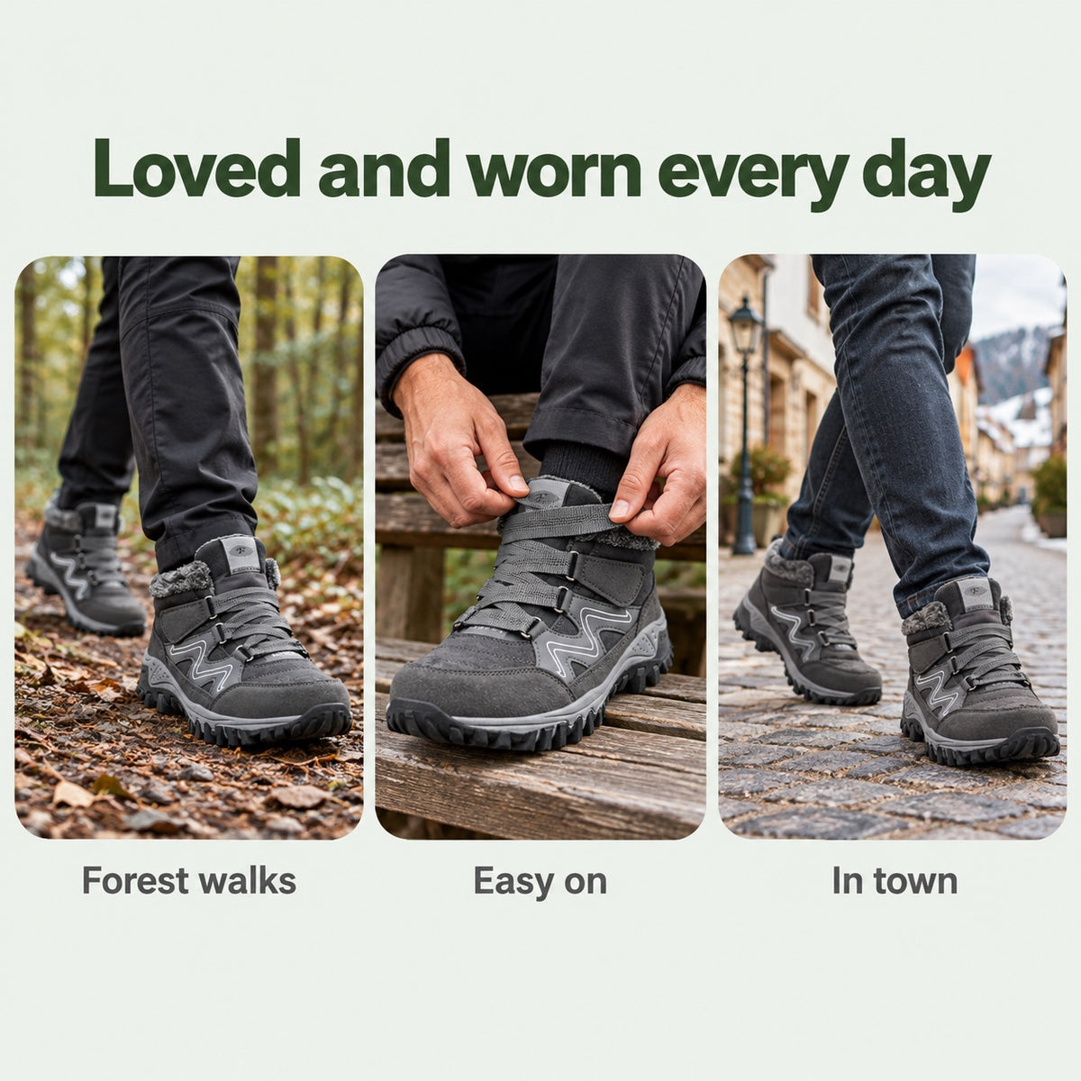 Bill – Men's Comfort Boots, worn every day
