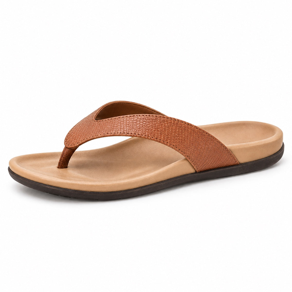 Bishop – Unisex Comfort Slippers in Brown