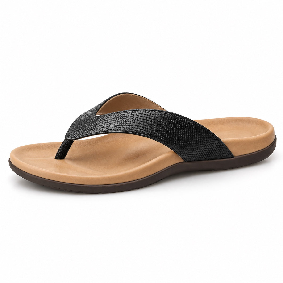 Bishop – Unisex Comfort Slippers in Black