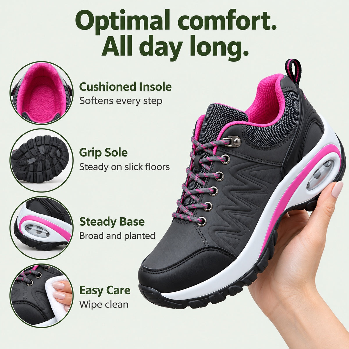 Blanca – Women's Orthopedic Shoes, features