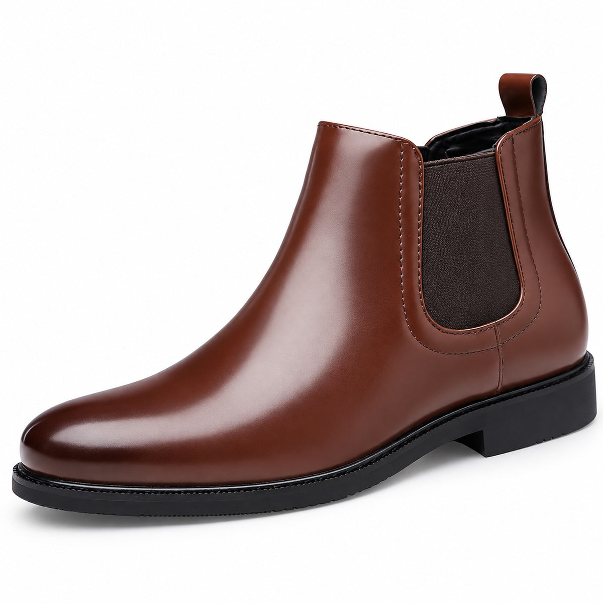 Bowen – Unisex Comfort Boots in Dark Brown